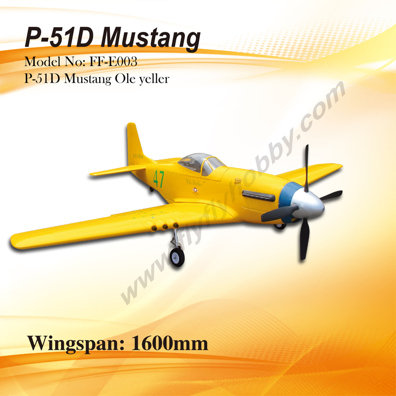 P-51D Mustang Yellow_ARF